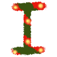 Weihnachten Alphabet ich png