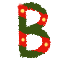 Noël alphabet b png