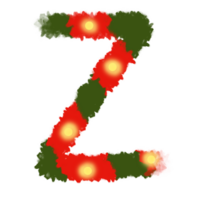 Noël alphabet z png