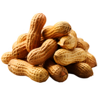 peanuts isolated on transparent background ,generative ai png