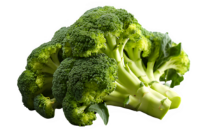 broccoli isolerat på transparent bakgrund ,skära ut grön broccoli vegetabiliska ,generativ ai png