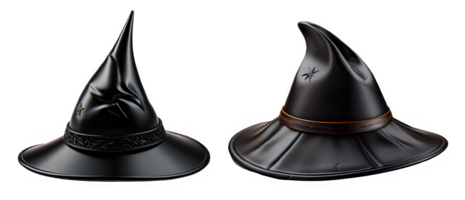 witch hat isolated on transparent background ,generative ai png