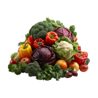 des légumes png avec transparent Contexte ai génératif