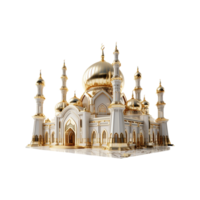 Moschee transparent Hintergrund ai generativ png