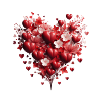 Valentines Day Png AI Generative