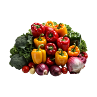 des légumes png avec transparent Contexte ai génératif