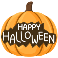 disegno della zucca di halloween png