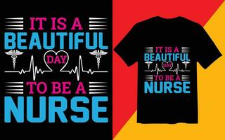 Nurses T Shirt Design Template vector