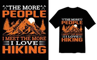 The mountain t shirt design vector