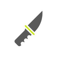 Knife icon gradient green blue colour military symbol perfect. vector