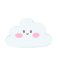 cloud cute pixel art png