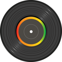 vinyl record with label png