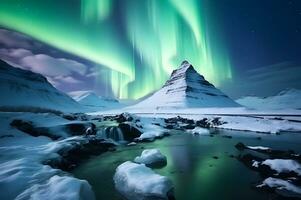 ver de paisaje Disparo de el del Norte ligero foto