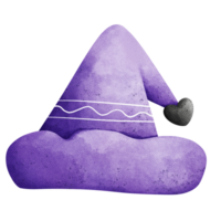 purple hat with heart on it png