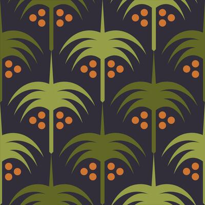 Seamless Textile Fabric Leaves Damask Pattern Wallpaper Background