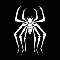 silhouette of a spider hanging from a web Abandoned House Horror vector