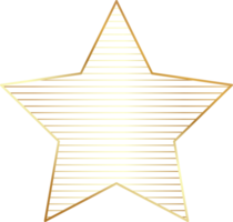 d'or brillant étoile illustration png