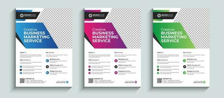 Abstract corporate business brochure flyer design layout template A4 size, Template vector design for Magazine, Poster, Leaflet Presentation, Portfolio, Flyer infographic, layout, blue, green.