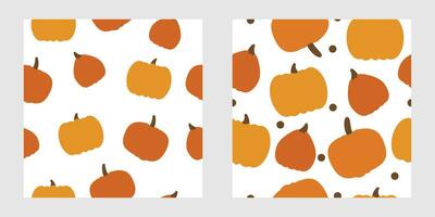 calabaza sin costura modelo para tela, envoltura, tarjetas, o póster vector