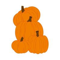 Pumkin illustration element for design vector