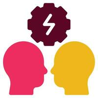 Conflict Resolution icon vector