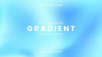 Abstract blurred gradient mesh background in bright multi-color. Colorful smooth banner template. vector