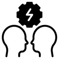 Conflict Resolution icon vector