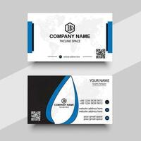 Modern business card corporate professional vector