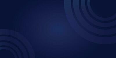 Abstract circle on gradient dark blue background vector