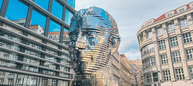 beautiful view of the city Prague photo