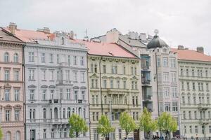 beautiful view of the city Prague photo