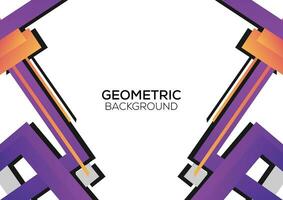 modern geometric design creative background vector