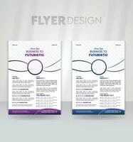 Stylish flyer design with several uses. business flyer design template for corporations. Creatively created business flyer using geometry. a vector-based flyer layout template in A4 format. vector