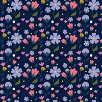 summer abstract repeat fabric background pattern vector