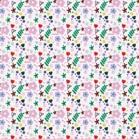 pink summer background floral flower seamless background pattern vector