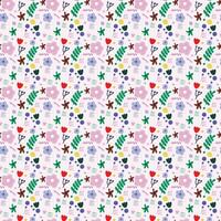 pink summer background floral flower seamless background pattern vector