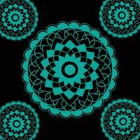 vector hand drawn colorful mandala lotus flower drawing