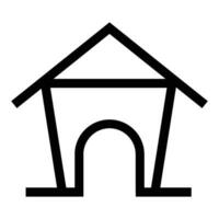 Doghouse, Dog Kennel icon vector