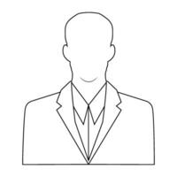 half body person icon vector