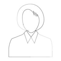 half body person icon vector