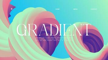 background abstract gradient bright colorful fluid lading page web design. vector illustration. dynamic and modern style