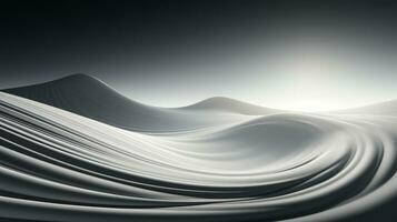 black and white dramatic landscapes with desert, Generative AI photo