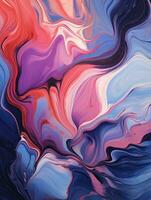 Abstract ink mixing texture wallpaper, Generative AI photo