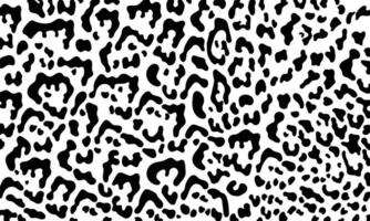 Abstract animal skin leopard, cheetah, Jaguar seamless pattern design. Black and white seamless camouflage background. vector