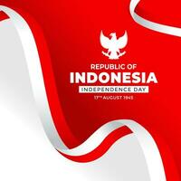 bendera merah putih Indonesia o bingkai bendera merah putih y antecedentes merah putih o ornamento marco merah putih vector