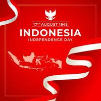 bendera merah putih Indonesia o bingkai bendera merah putih y antecedentes merah putih o ornamento marco merah putih vector