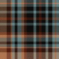 Tartan or plaid winter color pattern. vector