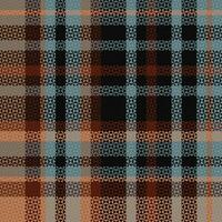 Tartan or plaid winter color pattern. vector