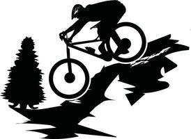 mountain bike vector