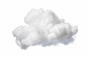 Cloud isolated on white background. photo